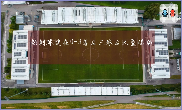 热刺球迷在0-3落后三球后大量退场